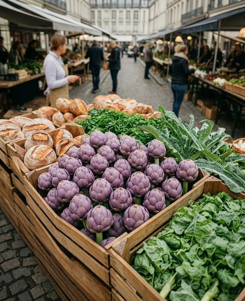 Marché local de Rennes