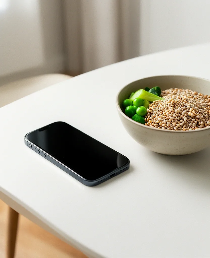 Repas sans distraction numérique